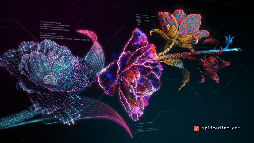 Spliced promotional artwork