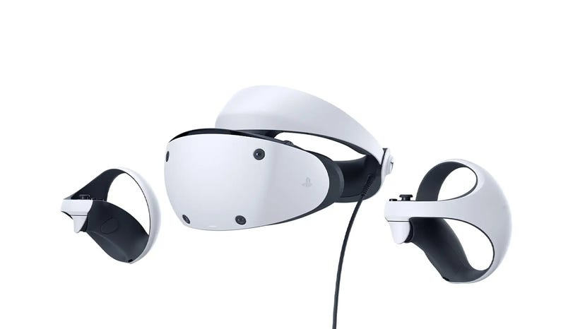 A render of the PlayStation VR 2