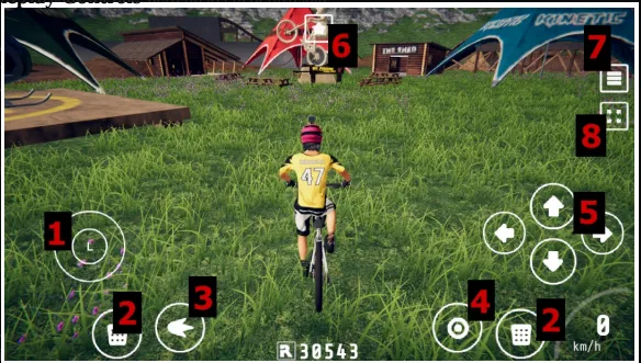 An early attempt to create touch controls for Descenders on mobile