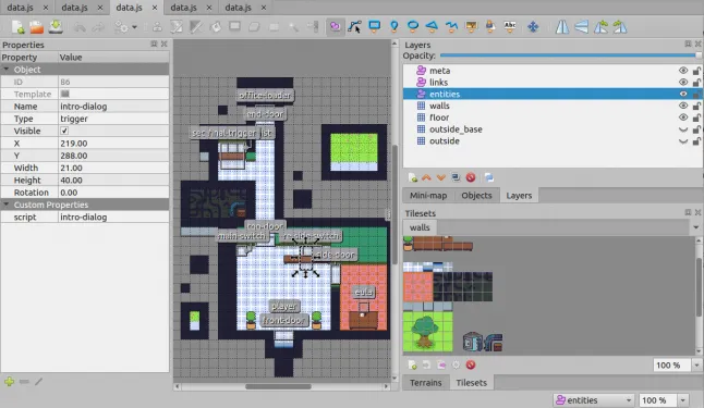 The Tiled level editor