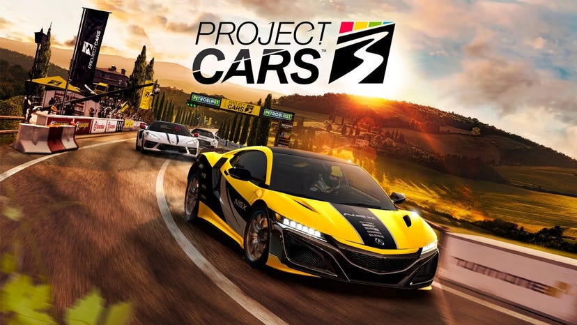 Cover art for Slightly Mad Studios' Project Cars 3.