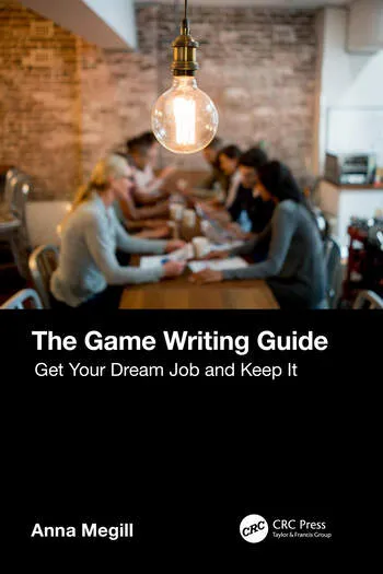 A cover image of The Game Writing Guide.