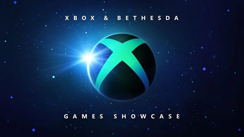 The Xbox logo overlaid on a starry abyss