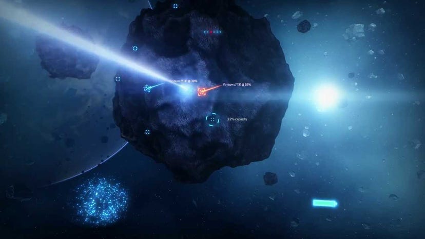 Gameplay footage from the cancelled Kickstarter game Limit Theory.