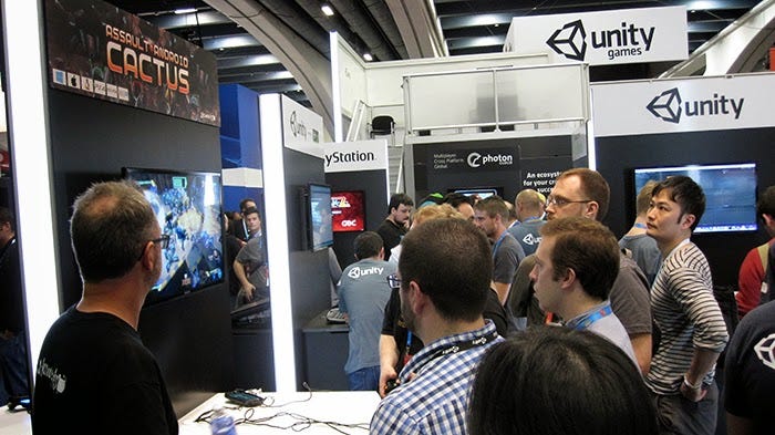 Witch Beam demoing Assault Android Cactus at GDC 2014