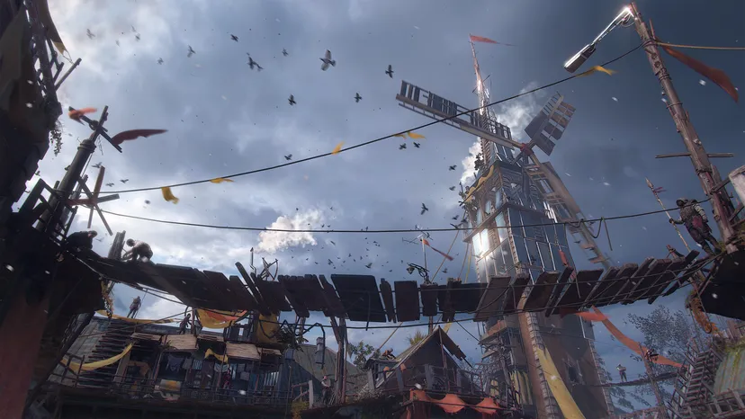 A windmill in Dying Light 2