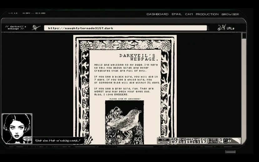 darkwebstreamer webpage screen
