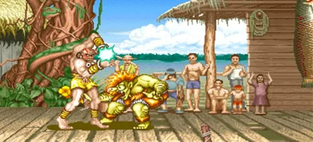 Street Fighter V: Arcade Edition - Blanka vs Ryu SFII Path Gameplay