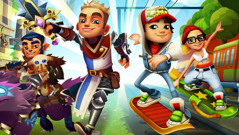 In-game art for Sybo Games' Subway Surfers.