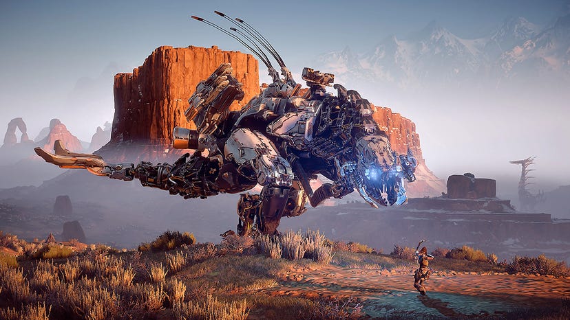 A screenshot from Horizon Zero Dawn