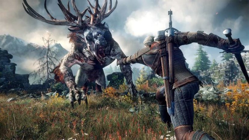 A screenshot from The Witcher 3