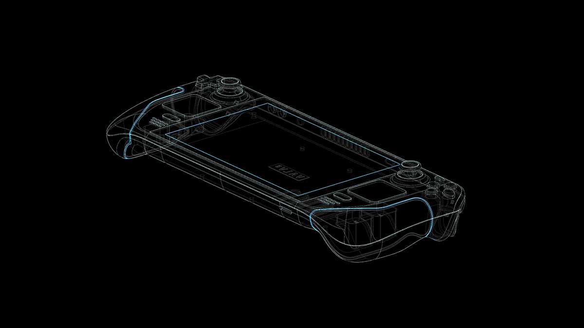 3d model steam deck фото 4