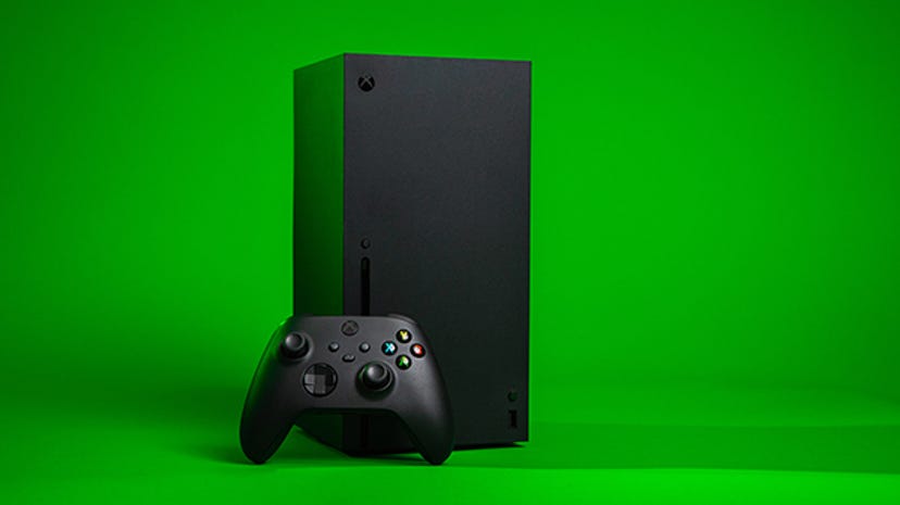 A photo of an Xbox Series X