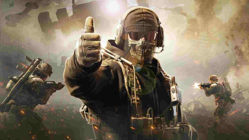 Promo art dla gry Call of Duty: Mobile firmy Activision Blizzard.
