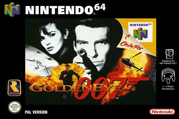 GoldenEye 007 N64 box cover