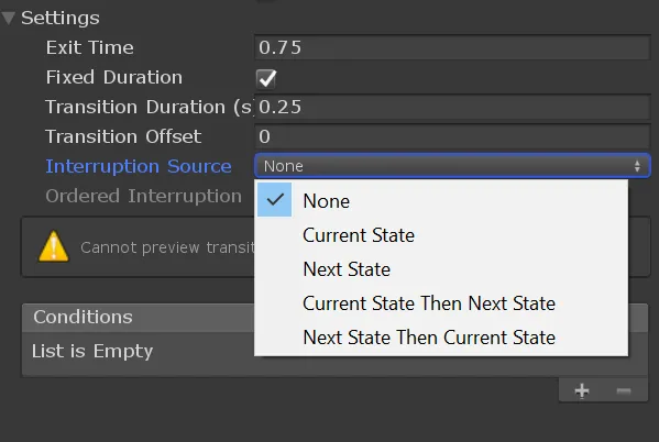 Unlocking Unity Animator's interruption full power Unlocking Unity Animator's interruption full power