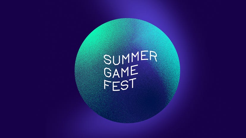 The Summer Game Fest logo on a deep purple background