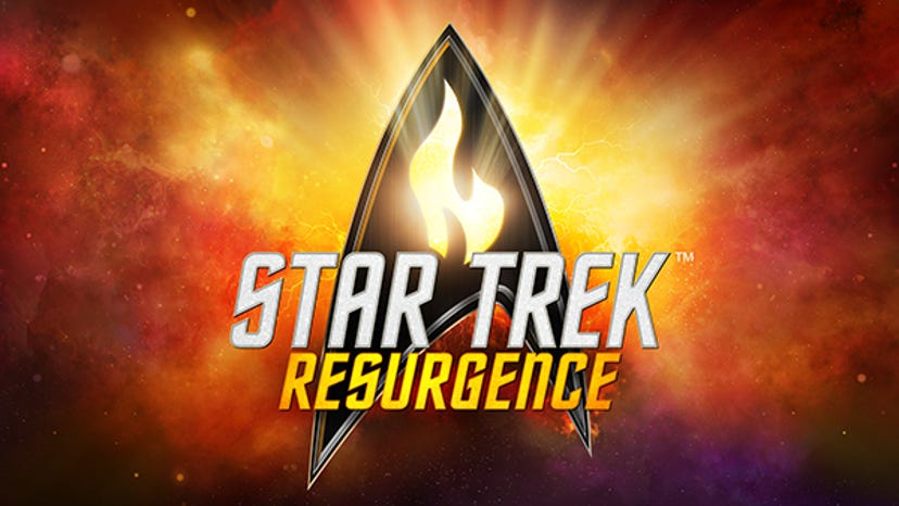 The logo for Star Trek Resurgence