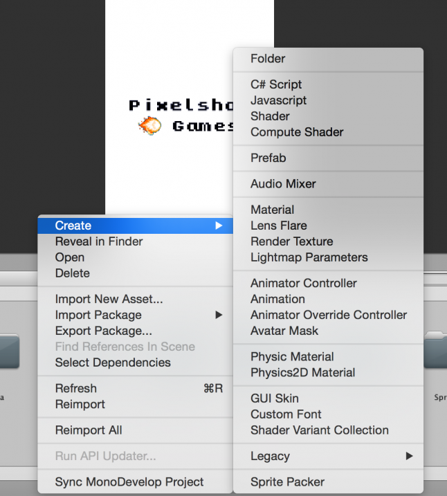editor commands for mac unity