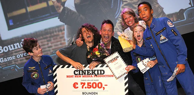 Bounden won the Cinekid award for €7,000! (Also, Menno Deen: we love you forever!!!)