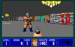 A Wolfenstein 3D Screenshot