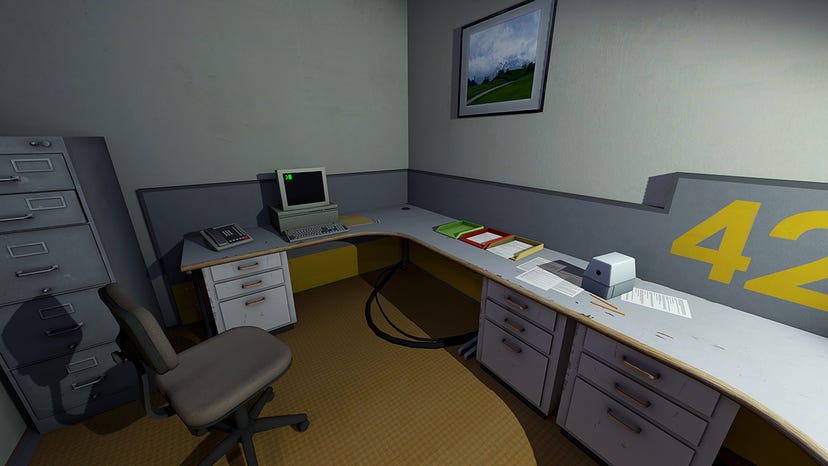 The office of titular drone Stanley