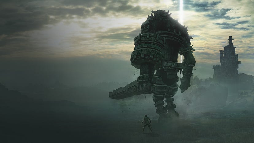 A screenshot from Shadow of the Colossus, which will be featured during the Proms concert