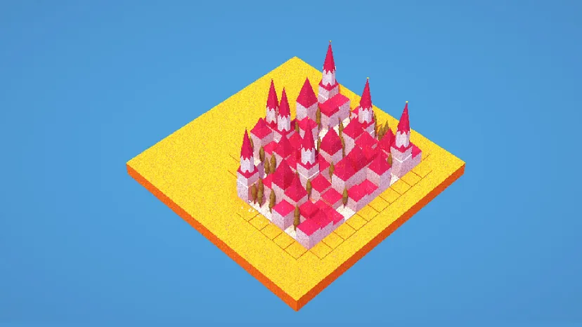 A screenshot from the final version of The Block