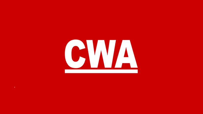 The Communications Workers of America logo