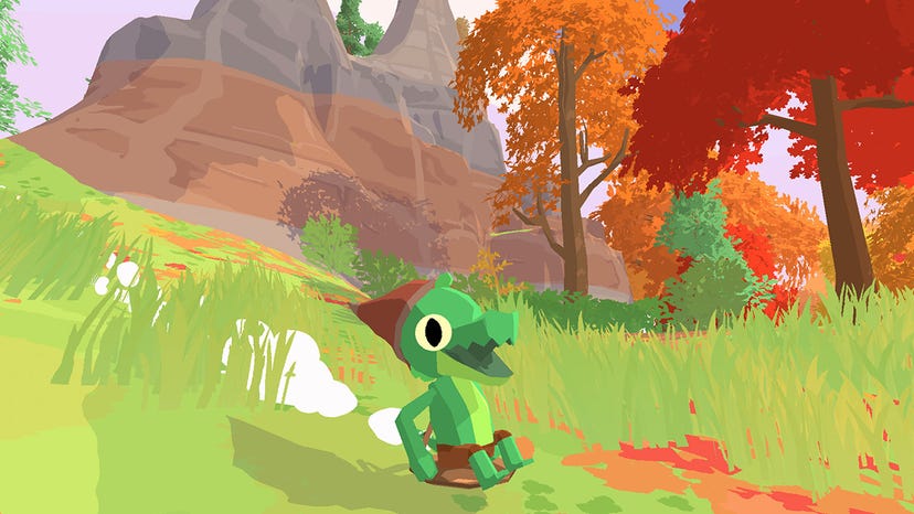 A screenshot from Lil Gator Game