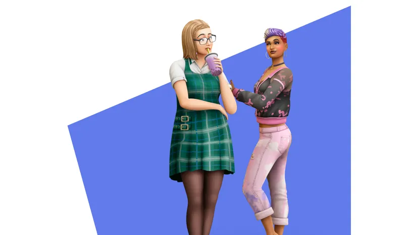 Promo art for The Sims 4: High School Years