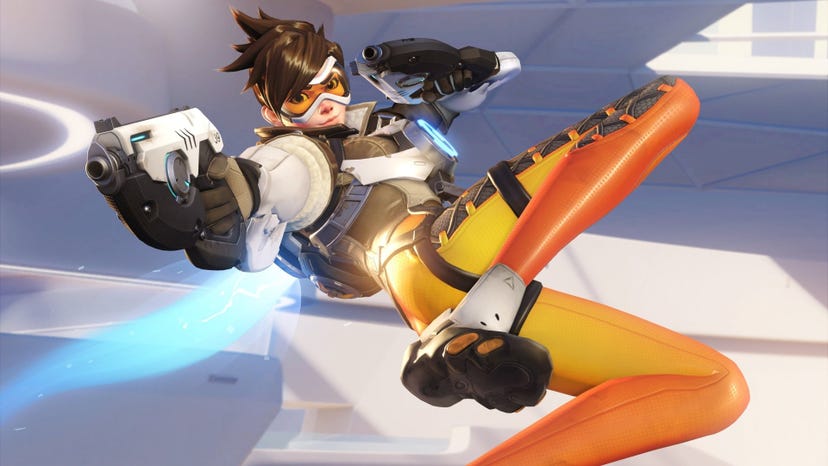 Tracer from Blizzard's 2016 shooter Overwatch.
