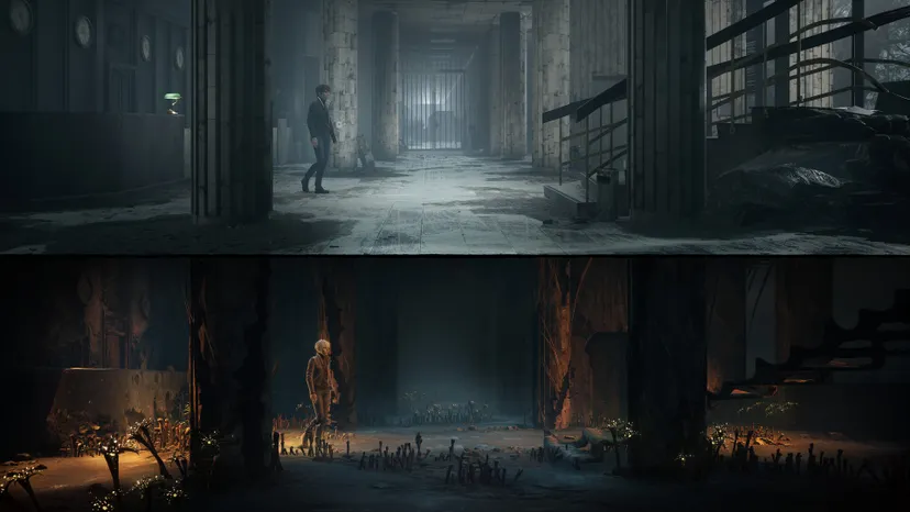 In Bloober Team's Medium, two different but simultaneous scenes play out at once.