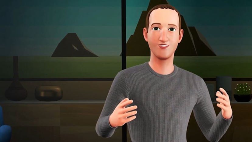 Mark Zuckerberg, as rendered through Meta's updated and improved avatar system.