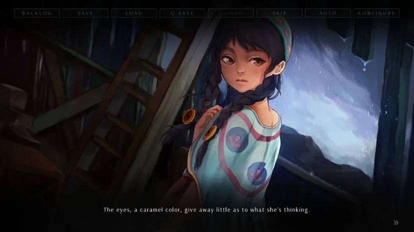 renpy over the hills and far away featuring character art