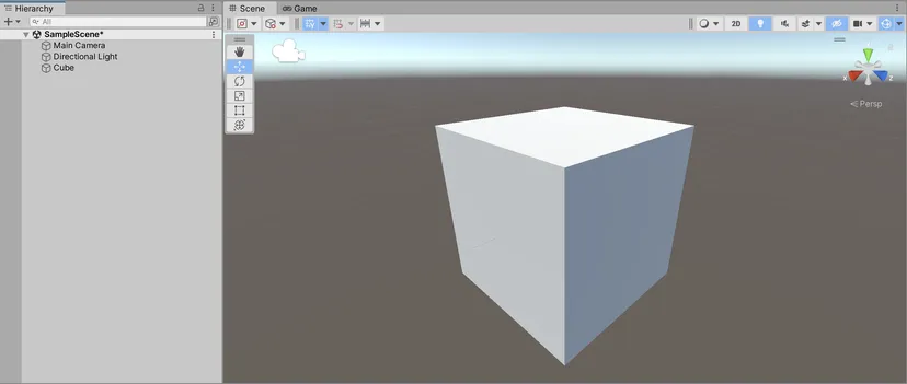 Our new, special 3D Cube GameObject
