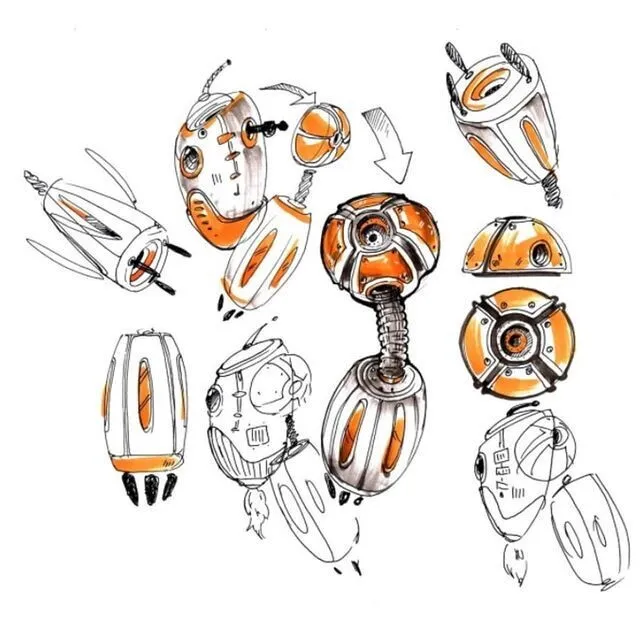 Sketches of a robot