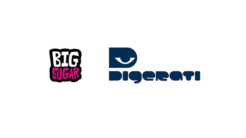 The logos for Big Sugar and Digerati