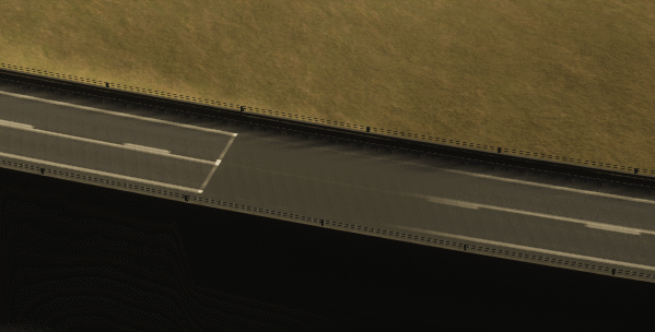 A road glitch in an early build of Cities: Skylines II.