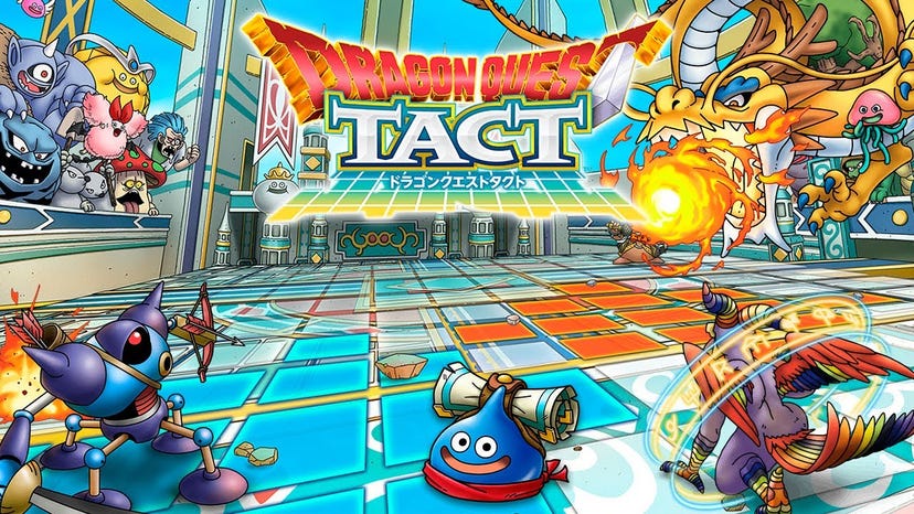 Cover art for Square Enix's mobile game, Dragon Quest Tact.