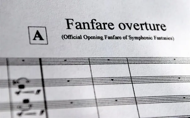 Fanfare Overture score by Jonne Valtonen