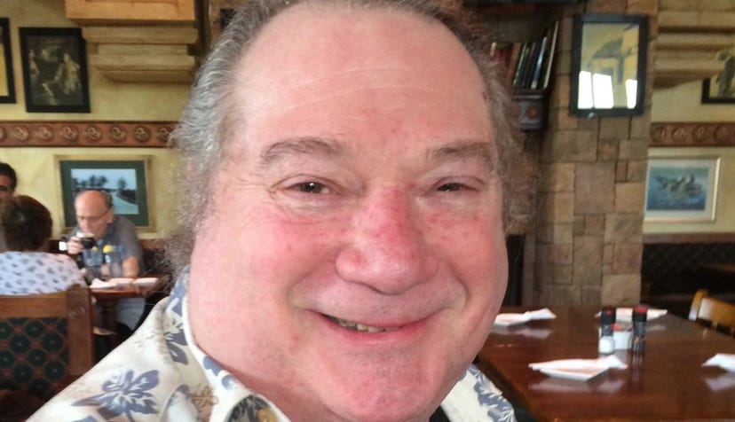 Photograph of late game designer MIke Berlyn, creator of the Bubsy series.