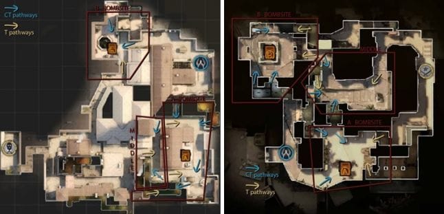 A CS:GO Level Design concept : the pathways 2
