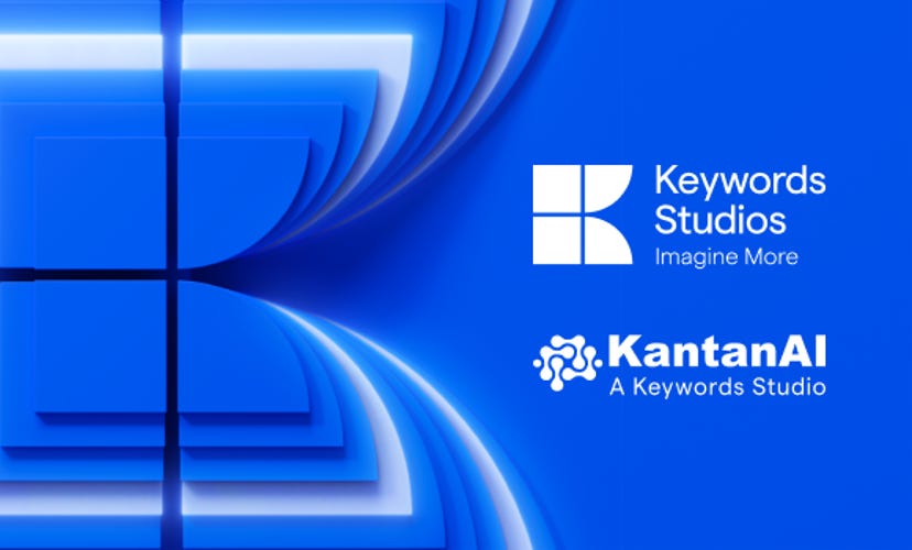 The logo for Keywords Studios and Katan AI.