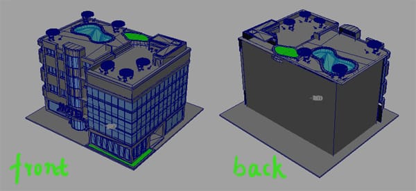 How to design isometric buildings
