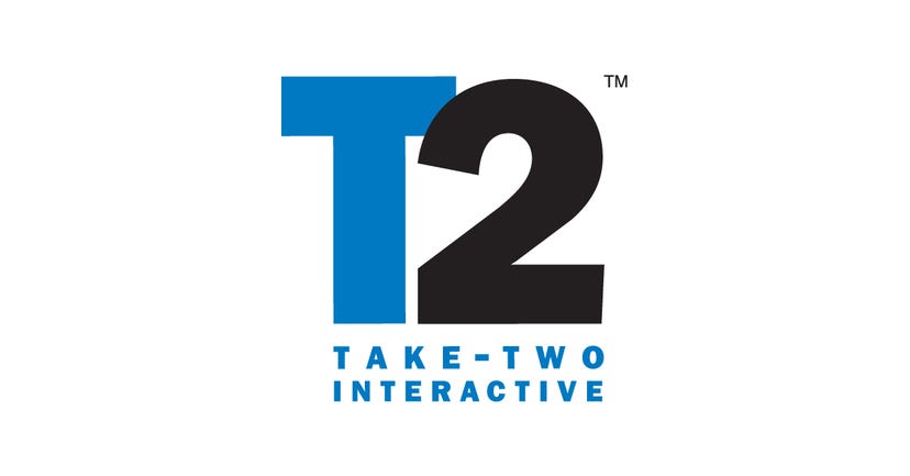 The logo for game publisher Take-Two Interactive.