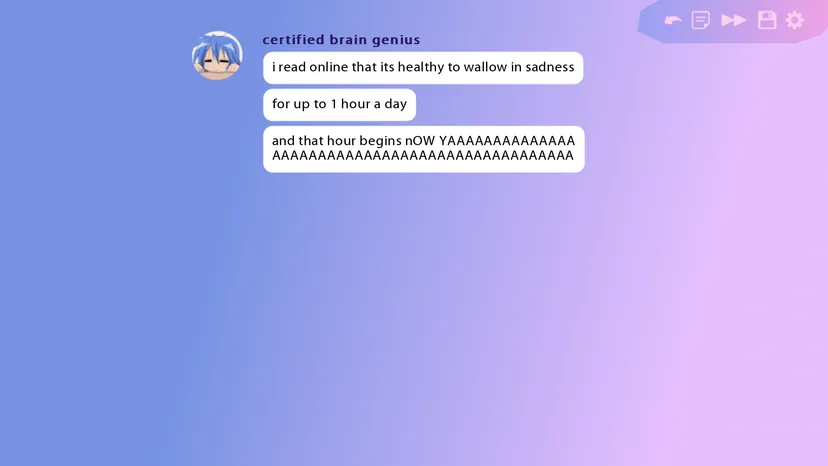 a text messaging screen and
