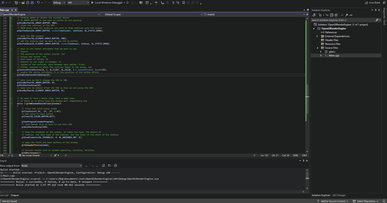 Iterate Opengl Realtime Rendering With OpenGL – A Students Perspective (Week 1)