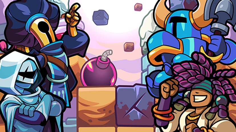 Key art for Shovel Knight Pocket Dungeon