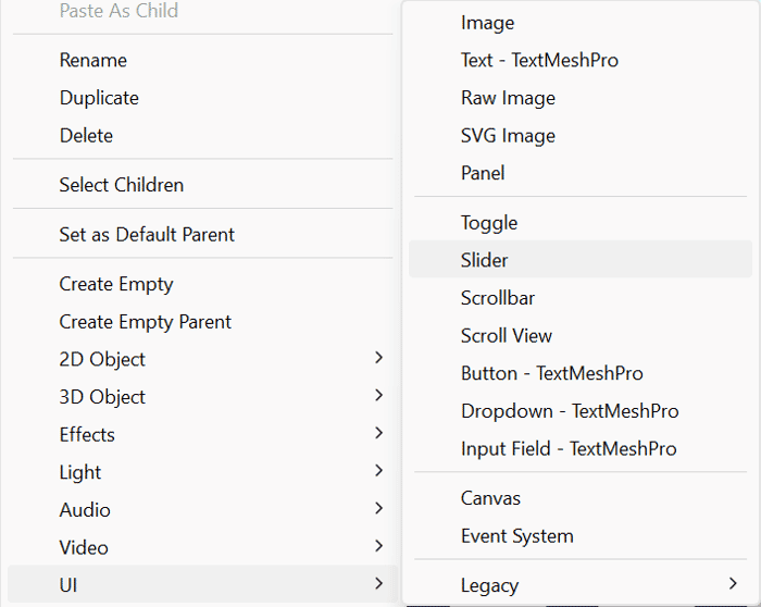Unity Slider Handle Texture Custom UI bars in Unity (Using Sliders!)